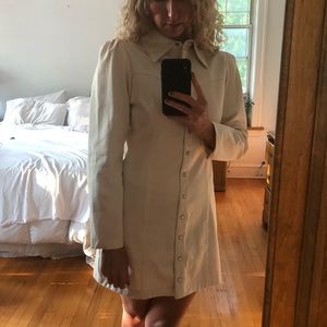 Lykke Wullf Cowgirl Dress Cream size M